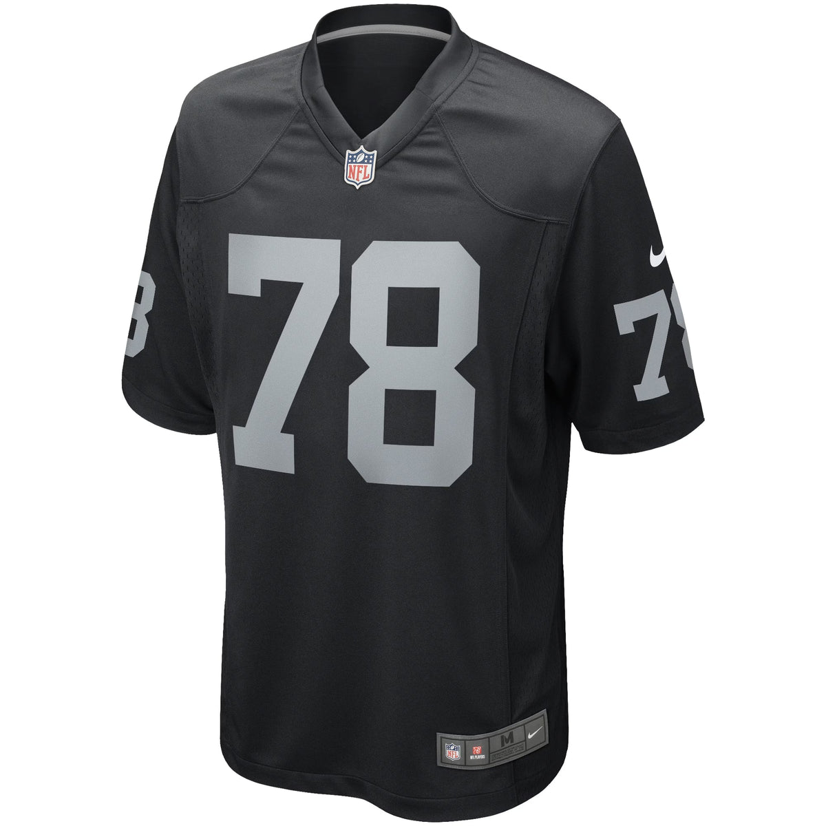 Las Vegas Raiders Art Shell Black Game Retired Player Jersey