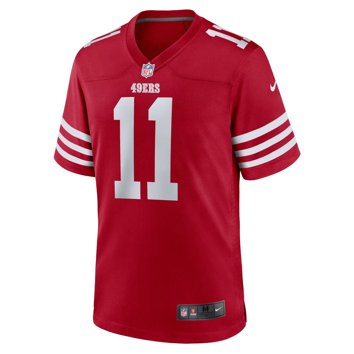 San Francisco 49ers Brandon Aiyuk Scarlet Game Player Jersey