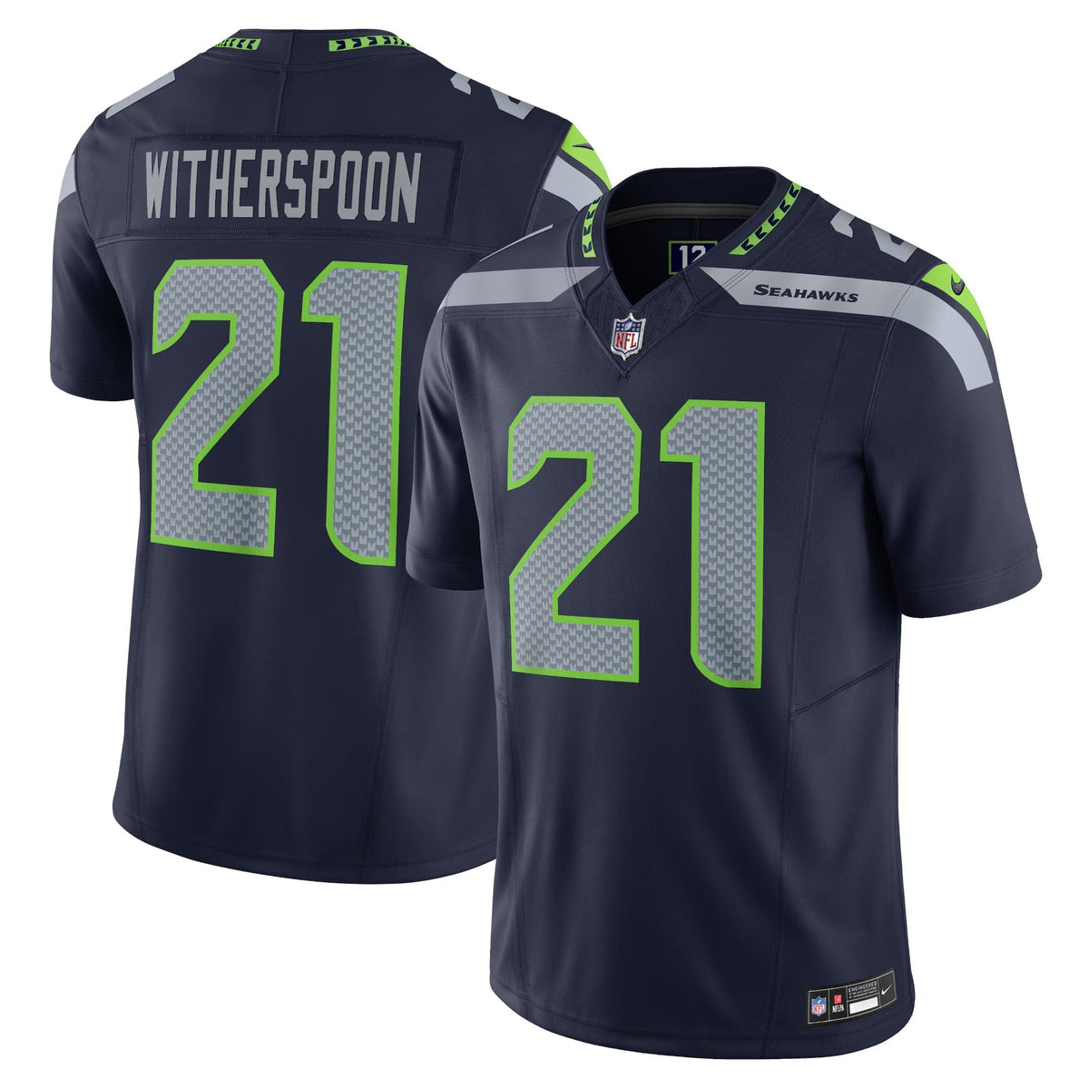 Seattle Seahawks Devon Witherspoon Navy Vapor F.U.S.E. Limited Jersey