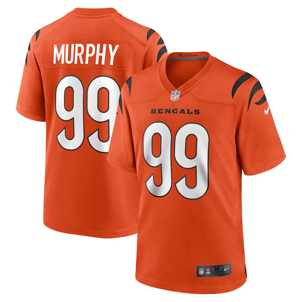 Cincinnati Bengals Myles Murphy Orange Alternate Game Jersey