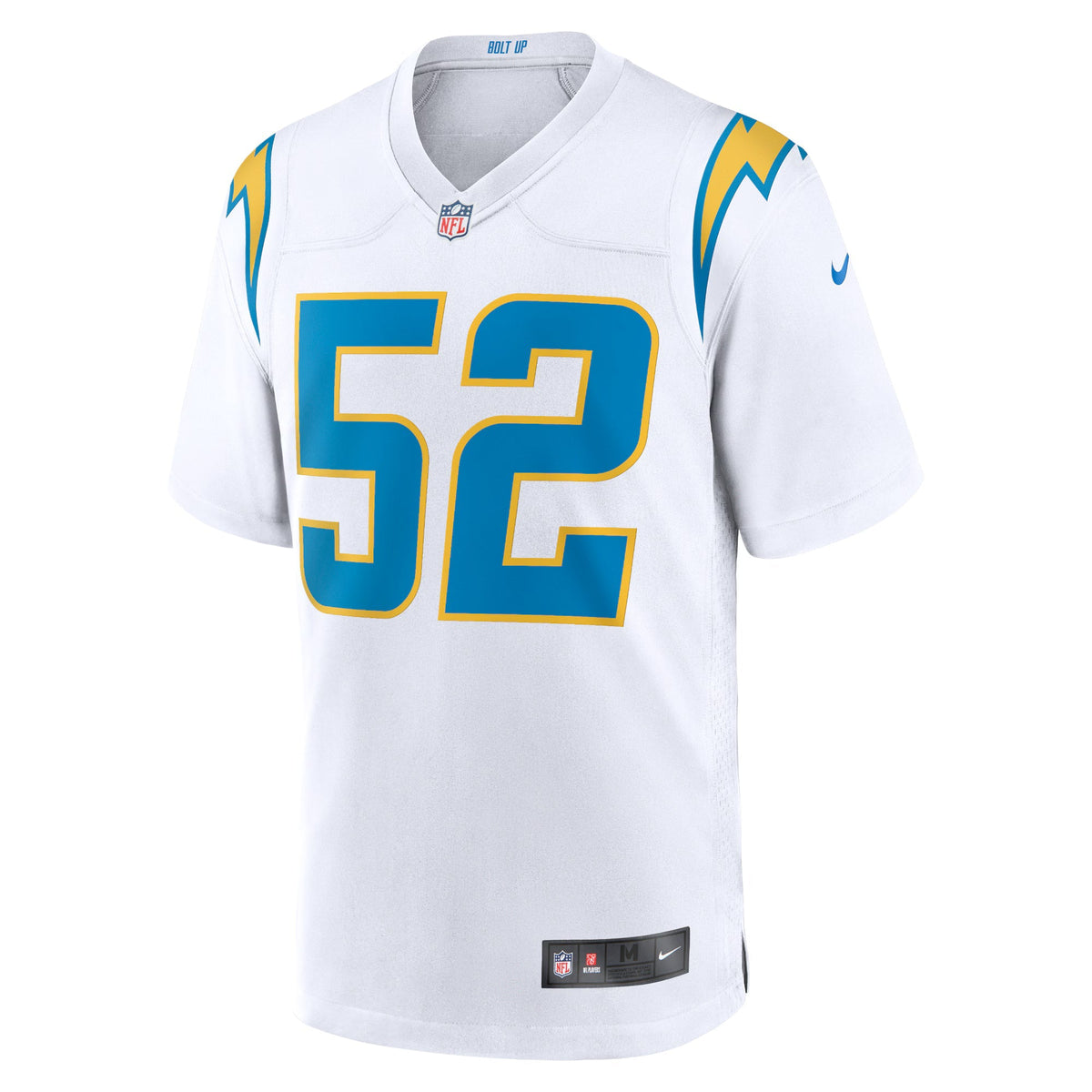 Los Angeles Chargers Khalil Mack White Game Jersey