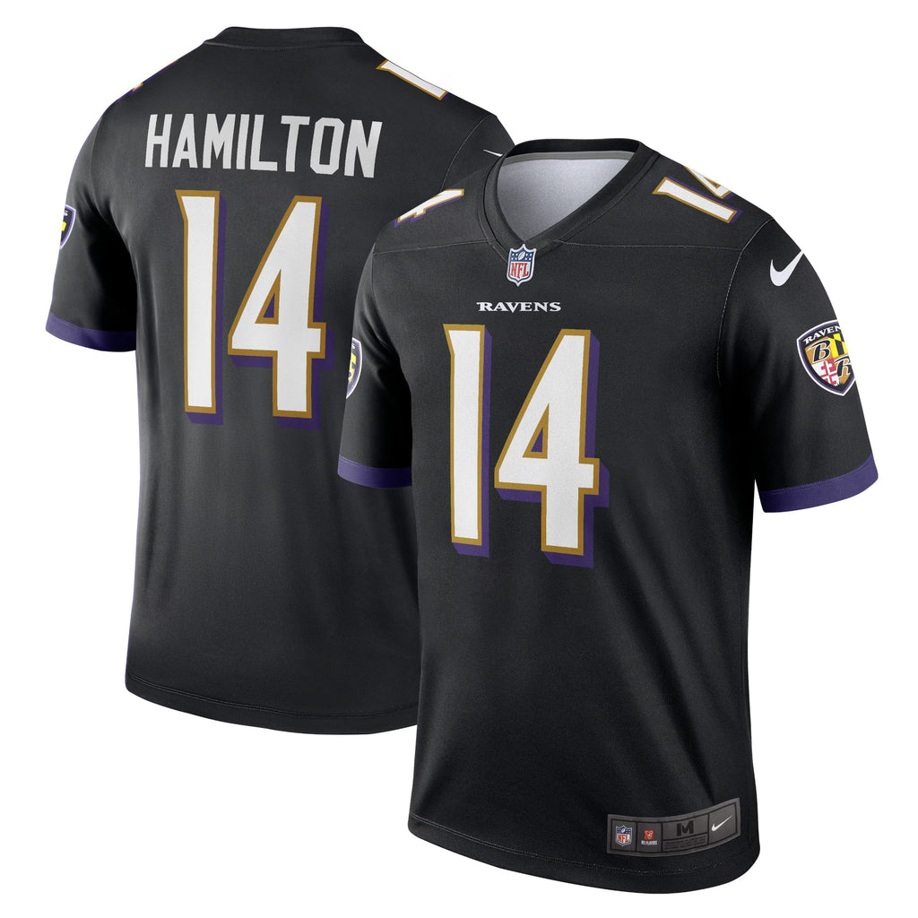 Baltimore Ravens Kyle Hamilton Black Legend Player Performance Top