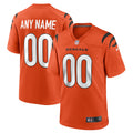 Cincinnati Bengals Orange Alternate Game Custom Jersey