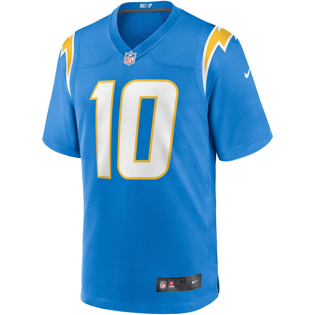 Los Angeles Chargers Justin Herbert Powder Blue Player Game Jersey