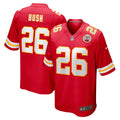 Kansas City Chiefs Deon Bush Red Game Player Jersey
