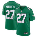 Philadelphia Eagles Quinyon Mitchell Kelly Green Alternate Game Jersey