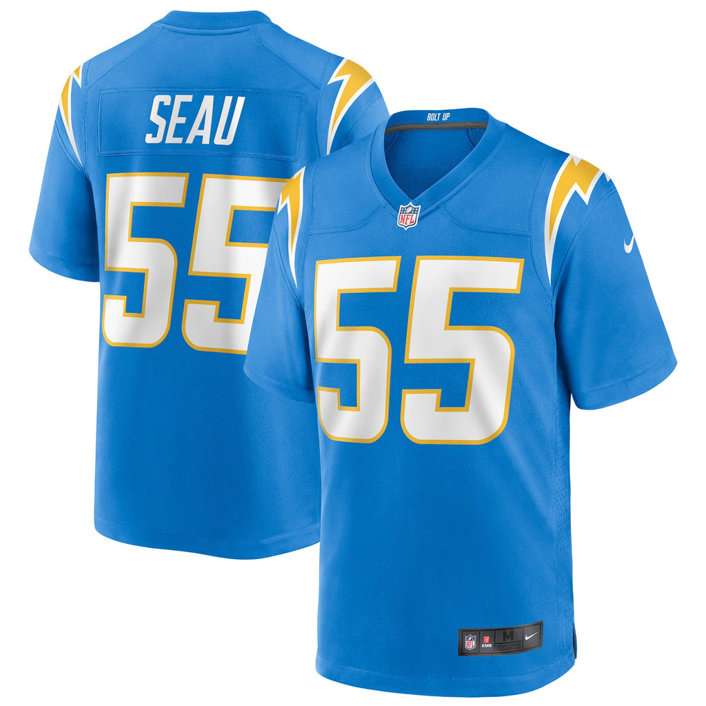 Los Angeles Chargers Junior Seau Powder Blue Game Retired Player Jersey