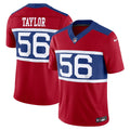 New York Giants Lawrence Taylor Century Red Alternate Vapor F.U.S.E. Retired Player Limited Jersey