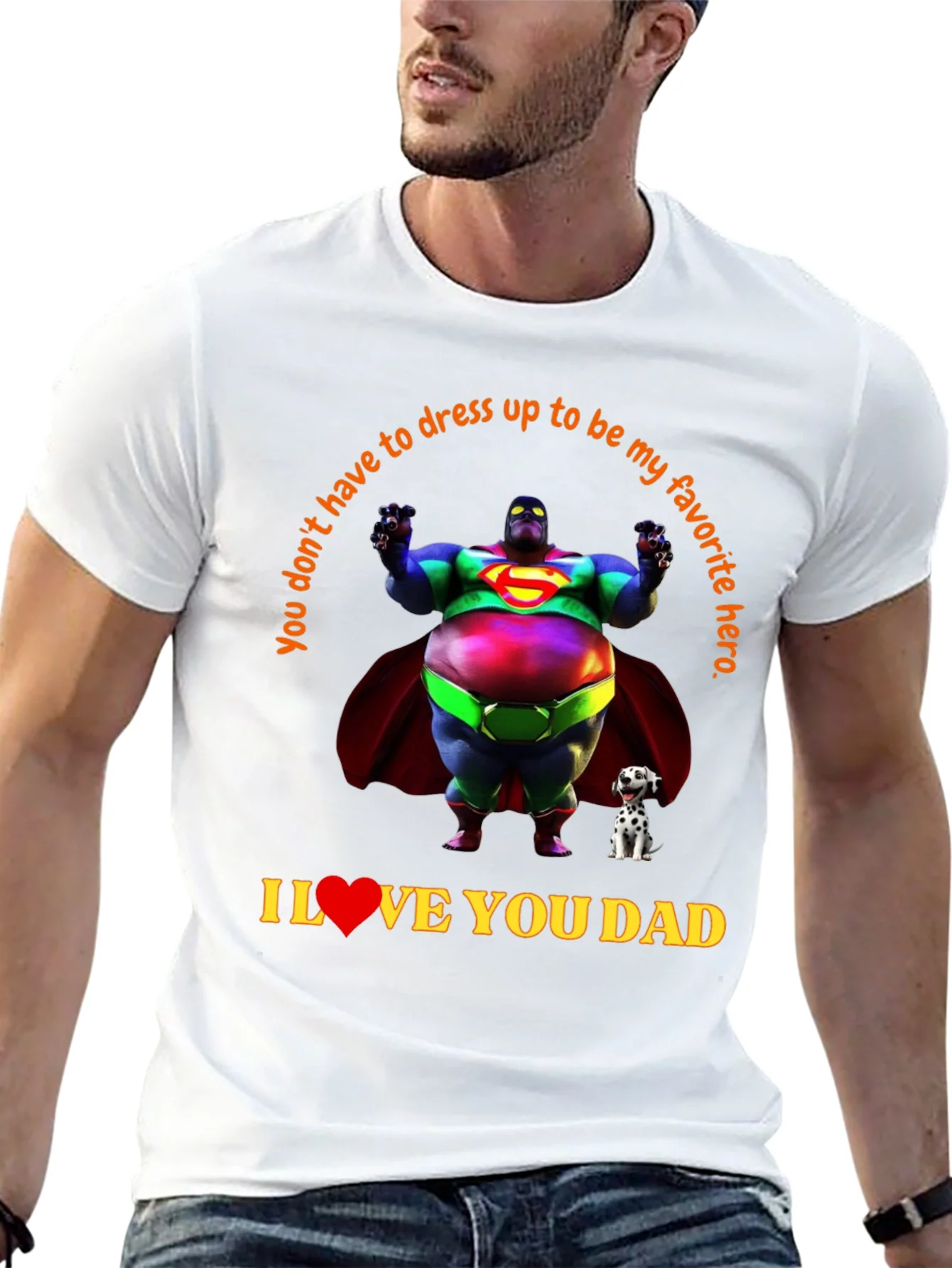 Funny Superman Dad T-Shirt