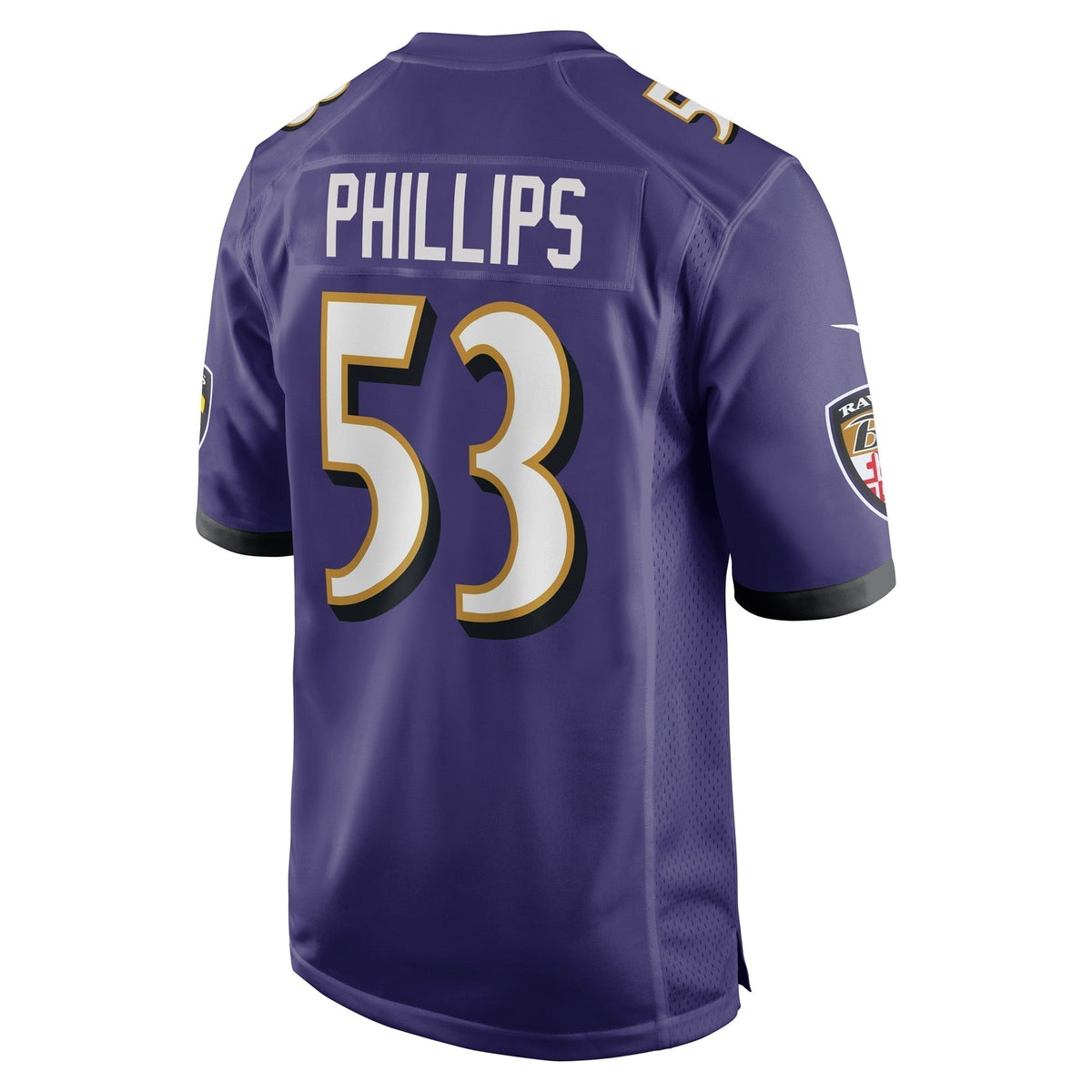 Del'Shawn Phillips Baltimore Ravens Nike Game   Jersey - Purple