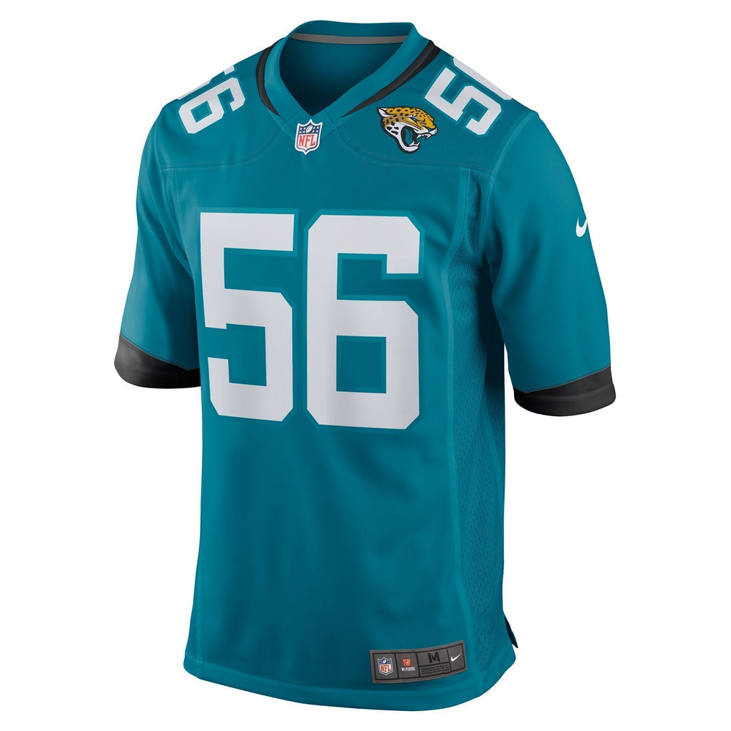 Yasir Abdullah Jacksonville Jaguars Nike Team Game Jersey -  Teal