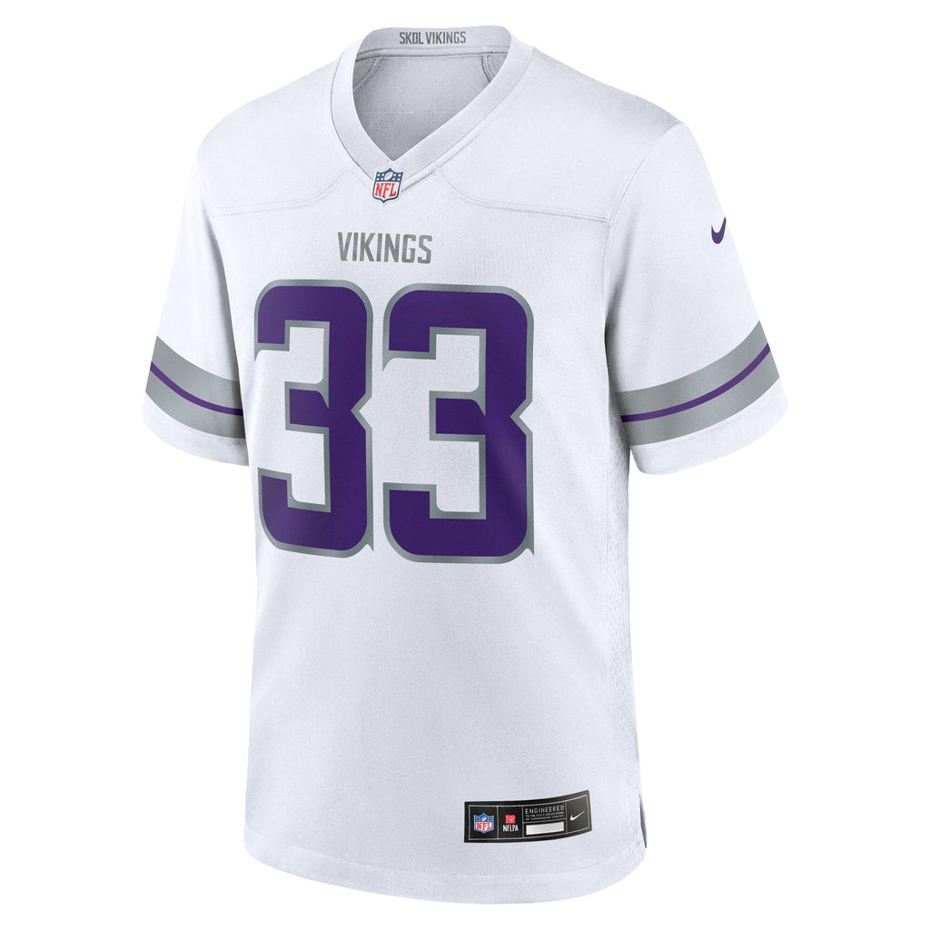 Aaron Jones Minnesota Vikings Nike Alternate Game   Jersey - White