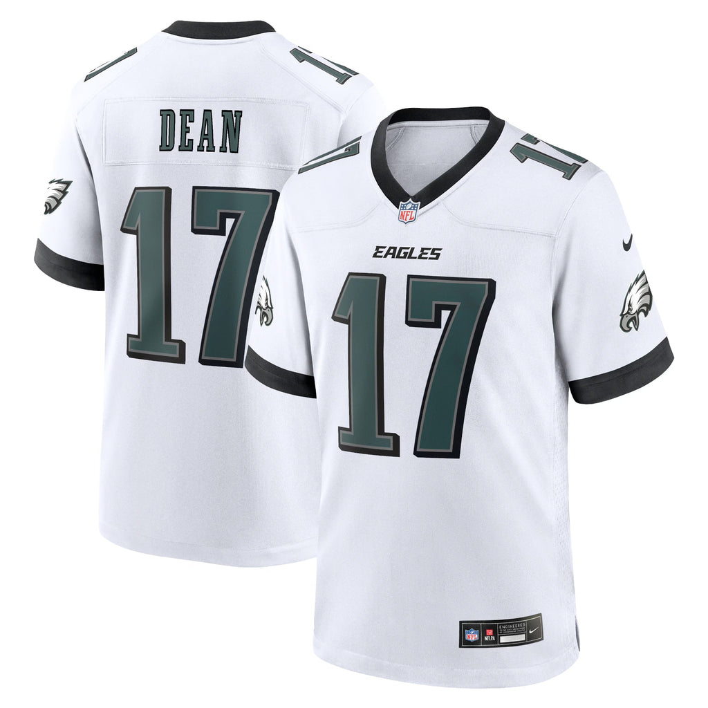 Philadelphia Eagles Nakobe Dean White White Game Jersey