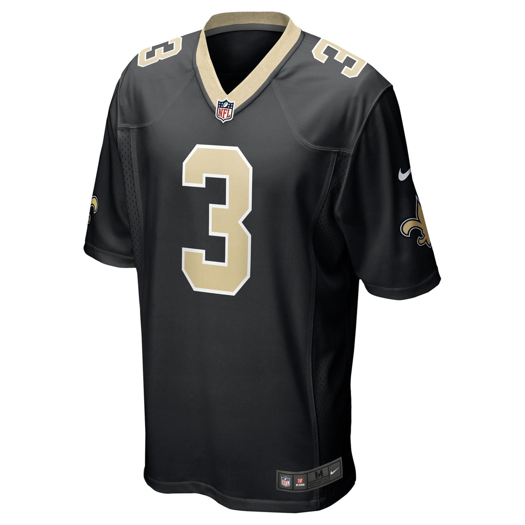 Jake Haener New Orleans Saints Nike Team Game Jersey -  Black
