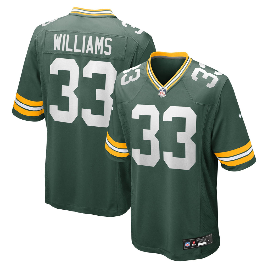 Green Bay Packers Evan Williams Green Game Jersey