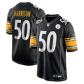 Pittsburgh Steelers Malik Harrison Black Team Game Jersey
