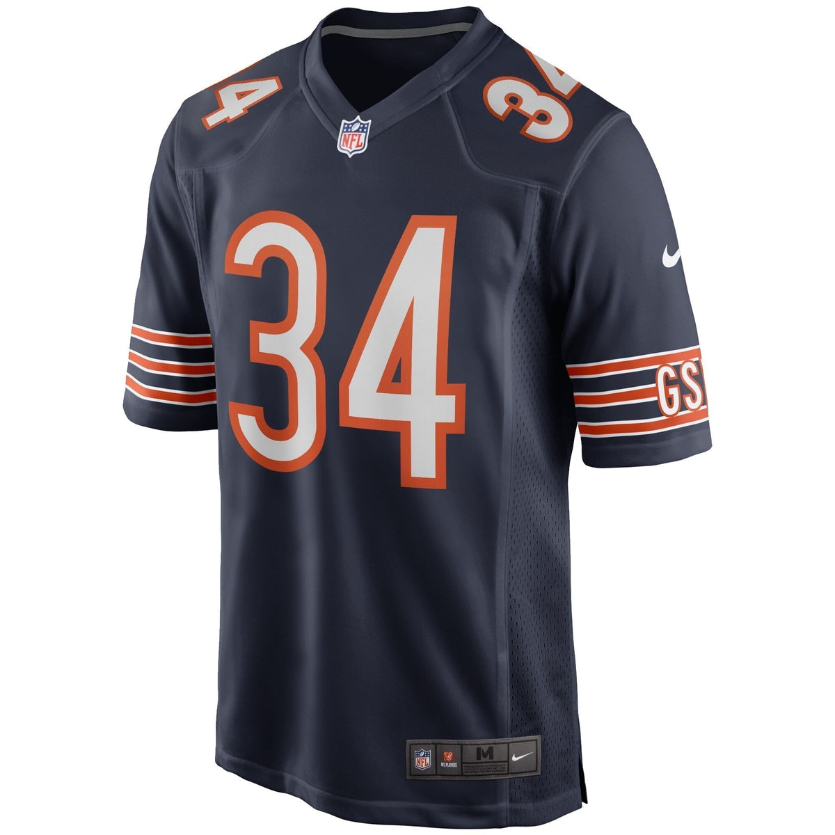 Walter Payton Chicago Bears Nike Game Retired   Jersey - Navy