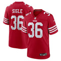 San Francisco 49ers Marques Sigle Scarlet Team Game Jersey