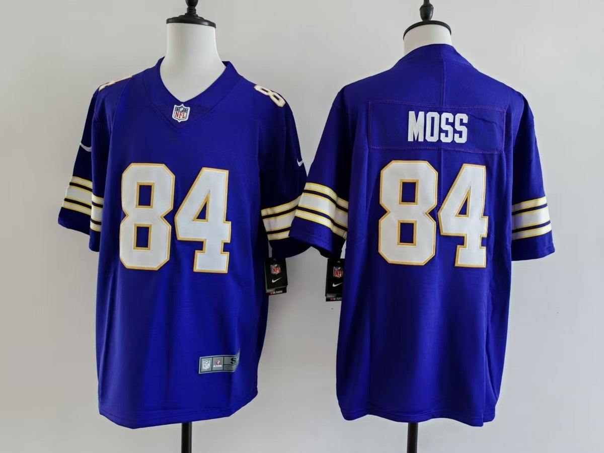 Men's Minnesota Vikings Randy Moss Nike Jersey -  Retro Purple
