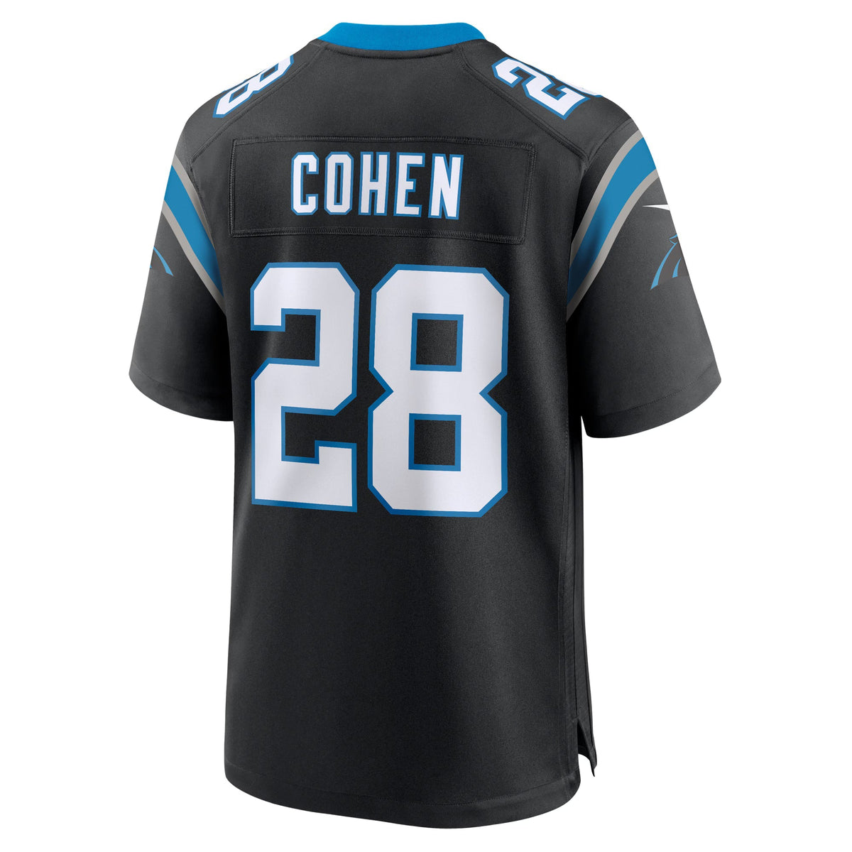 Carolina Panthers Tarik Cohen Black Game Jersey