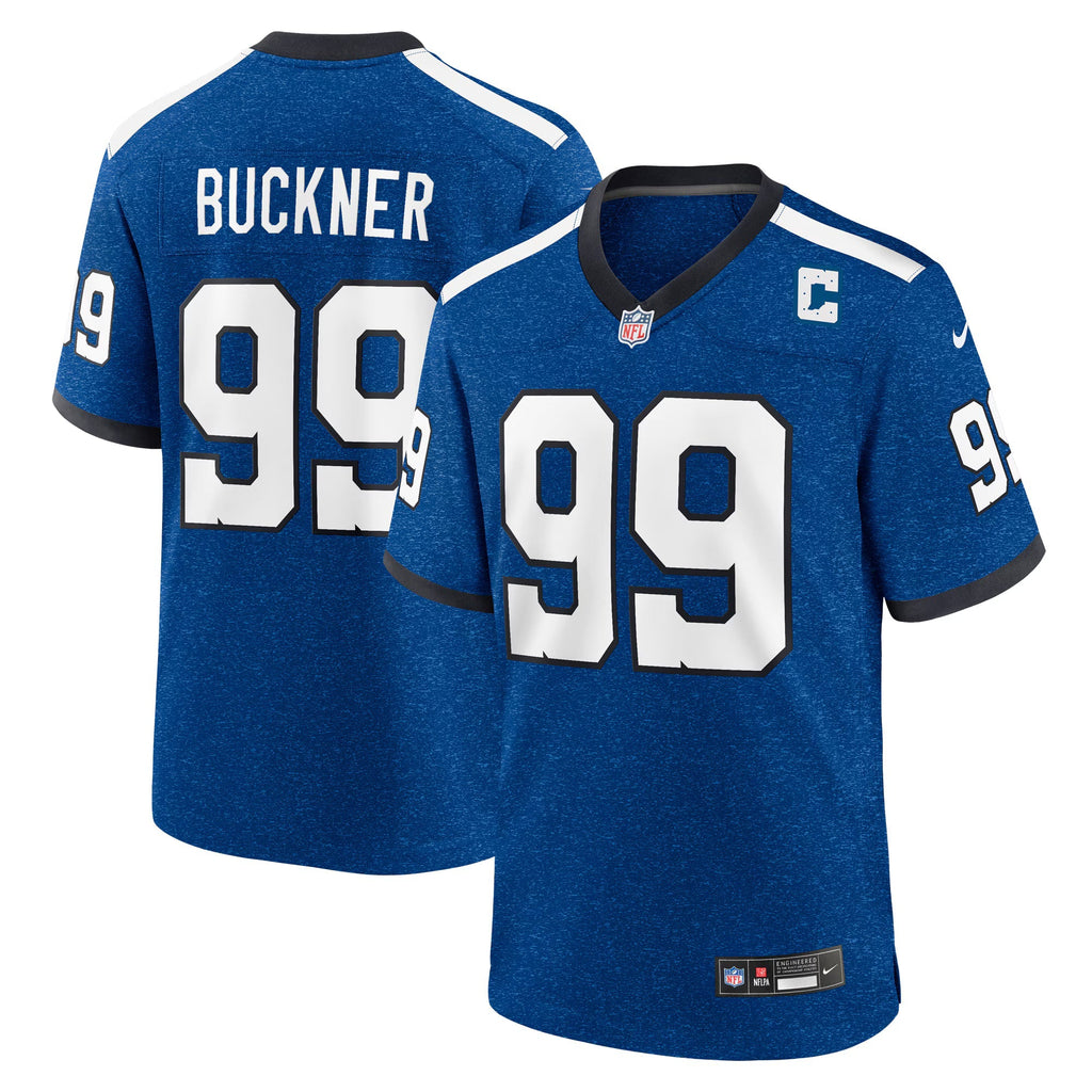 Indianapolis Colts DeForest Buckner Blue Alternate Game Jersey
