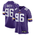 Minnesota Vikings Tyler Batty Purple Team Game Jersey