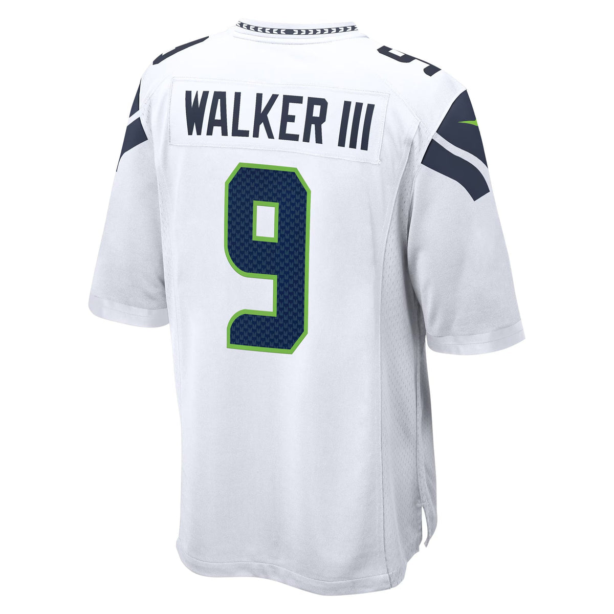 Seattle Seahawks Kenneth Walker III White 50th Season Game Jersey