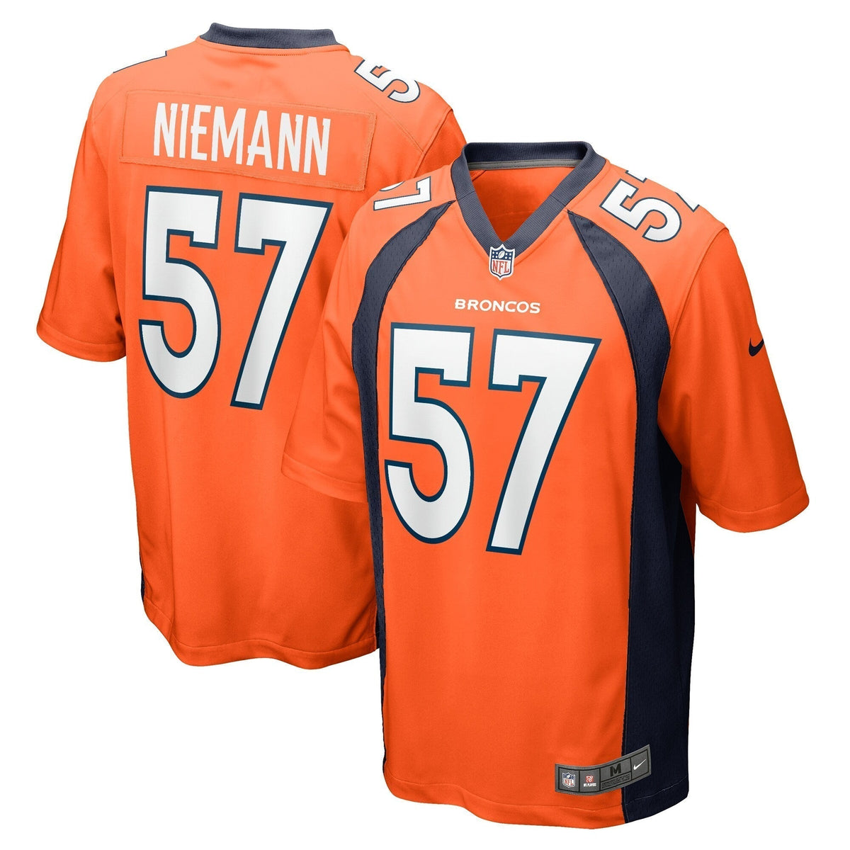 Ben Niemann Denver Broncos Nike Team Game Jersey -  Orange