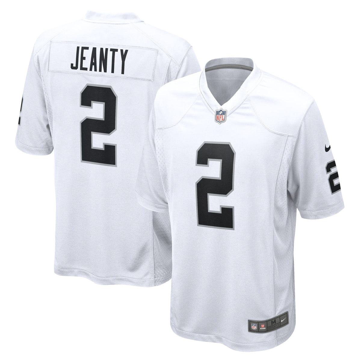 Las Vegas Raiders Ashton Jeanty White Game Jersey