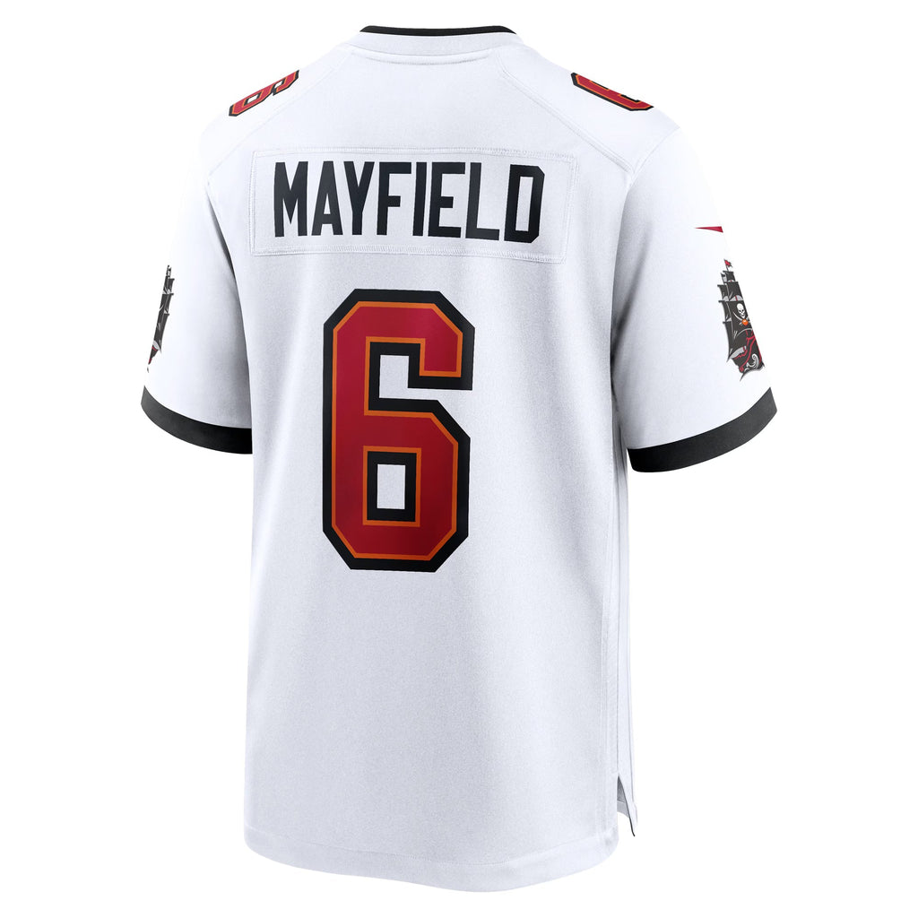 Tampa Bay Buccaneers Baker Mayfield White Away Game Jersey
