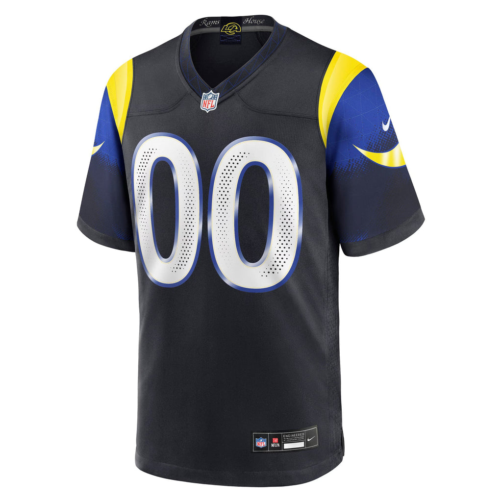 Los Angeles Rams Midnight Blue 2025 Rivalries Collection Custom Game Jersey