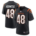 Cincinnati Bengals Cal Adomitis Black Game Player Jersey