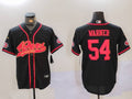 Men's San Francisco 49ers Fred Warner #54 Black Player jersey