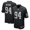 Las Vegas Raiders Christian Wilkins Black Team Game Jersey