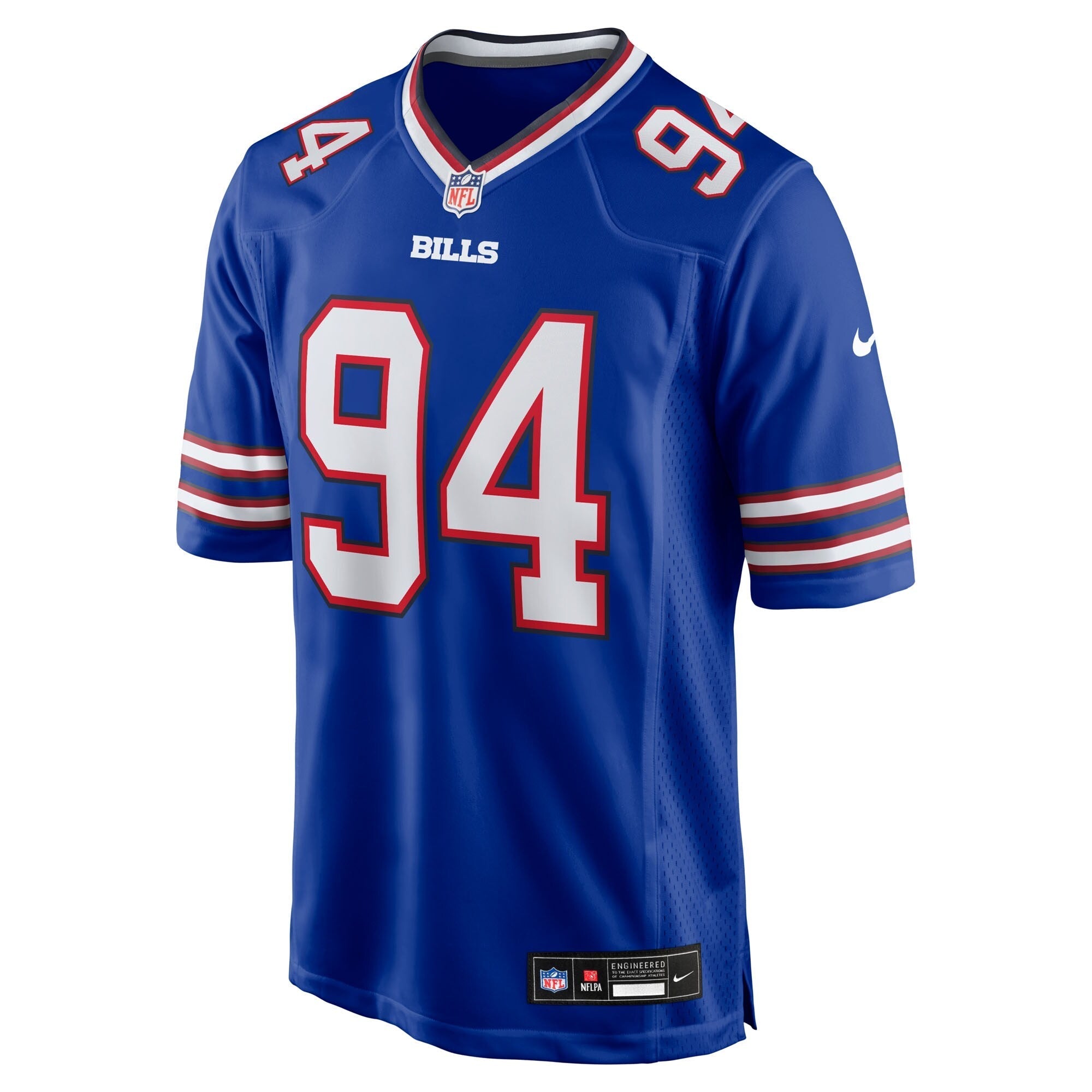 Buffalo Bills Landon Jackson Royal Team Game Jersey