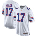 Buffalo Bills Josh Allen White Alternate Game Player Jersey