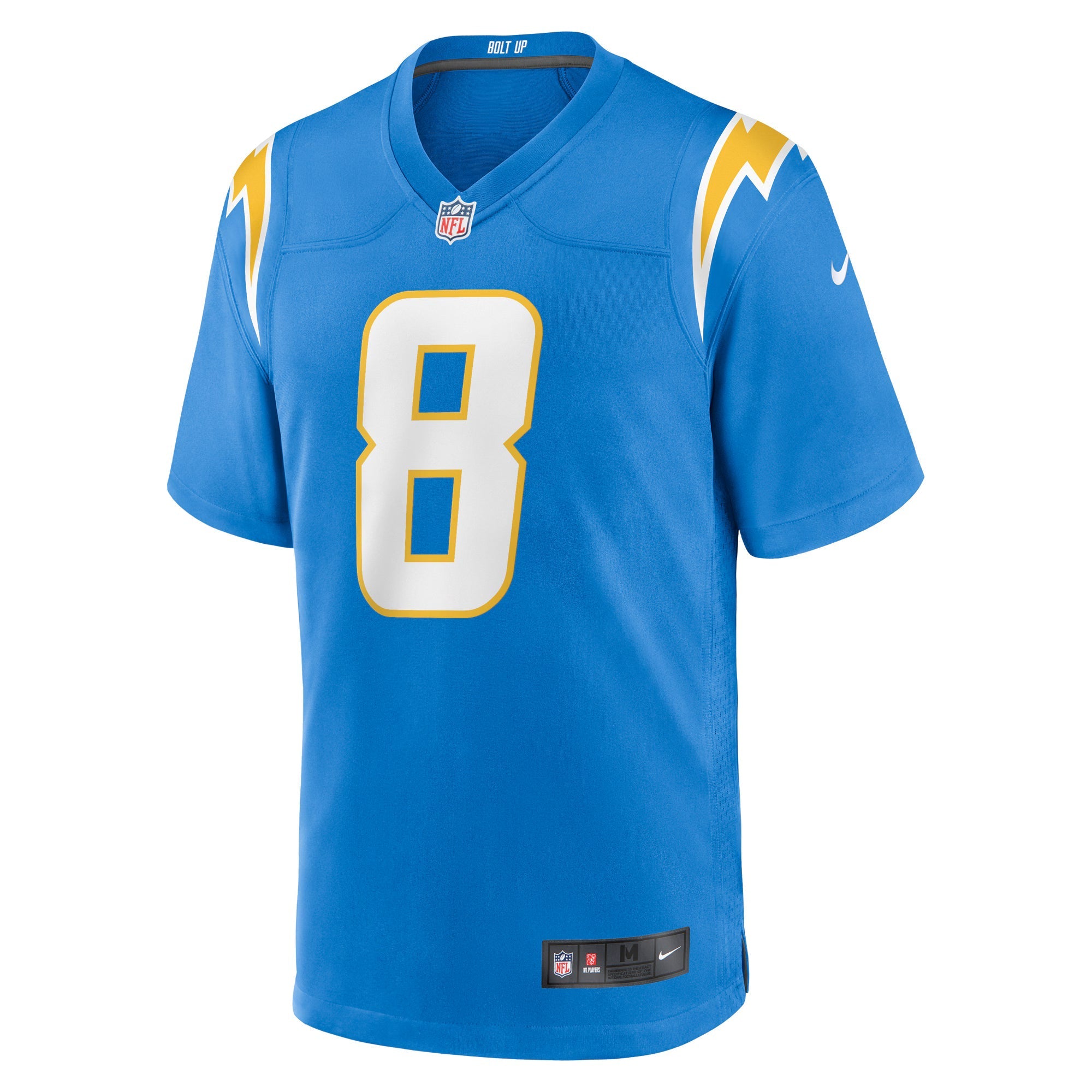 Los Angeles Chargers Max Duggan Powder Blue Team Game Jersey
