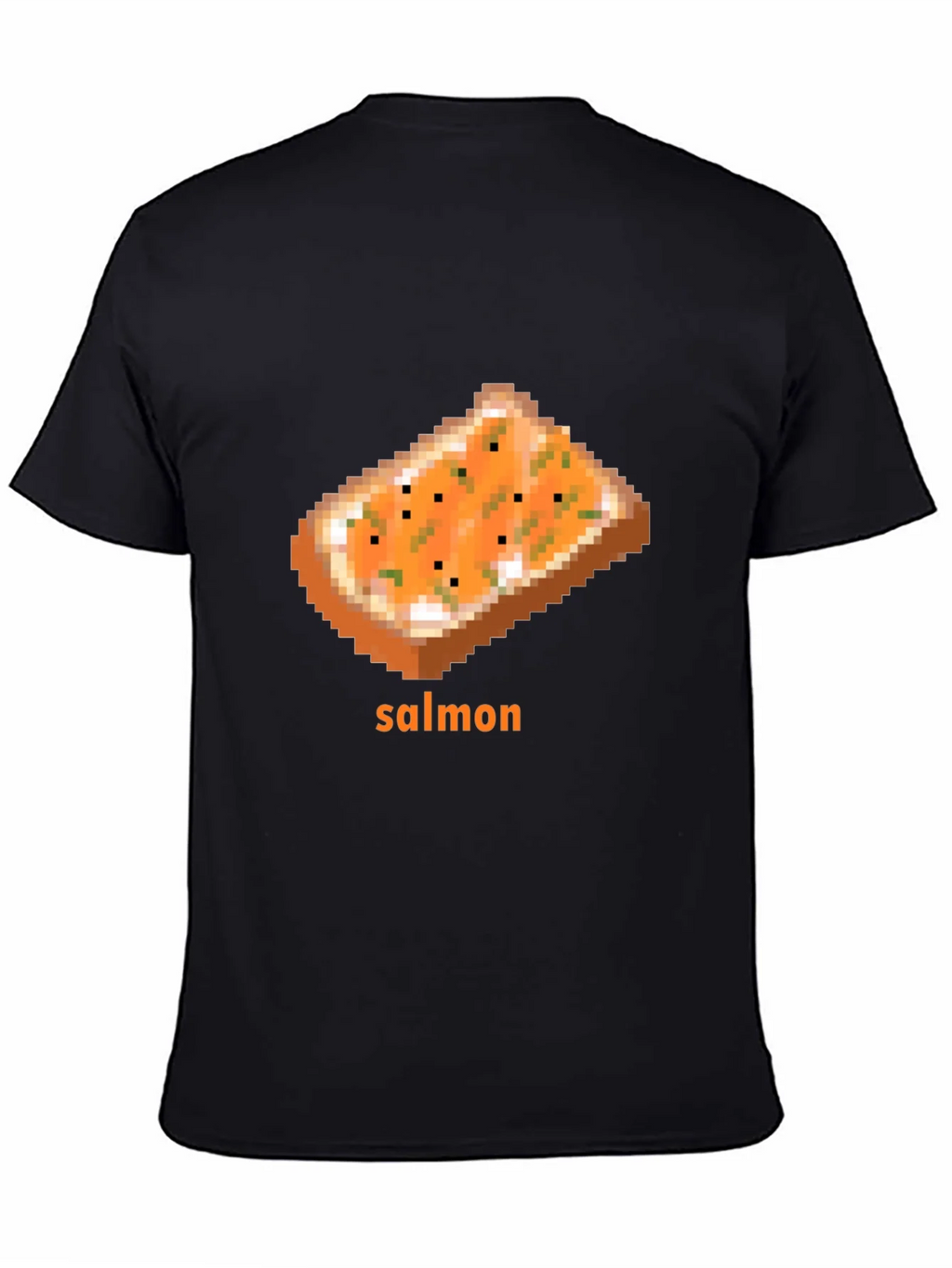 Pixel Salmon Toast T-Shirt - Unique Graphic Tee