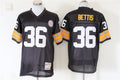 Men's Pittsburgh Steelers Jerome Bettis Black Legacy Replica Jersey1