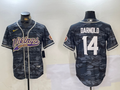 Men's Minnesota Vikings Sam Darnold #14 Grey Camouflage Game jersey