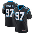 Carolina Panthers Bobby Brown III Black Team Game Jersey
