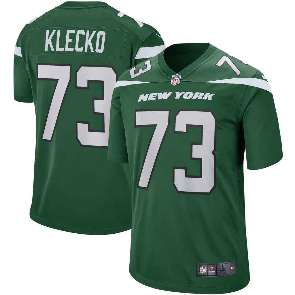 Joe Klecko New York Jets Nike Game Retired   Jersey - Gotham Green