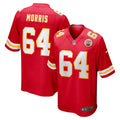 Kansas City Chiefs Wanya Morris Red Game Jersey