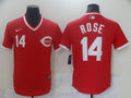 Men's Cincinnati Reds Pete Rose #14 Red Player jersey