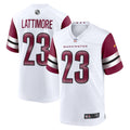 Washington Commanders Marshon Lattimore White Game Jersey