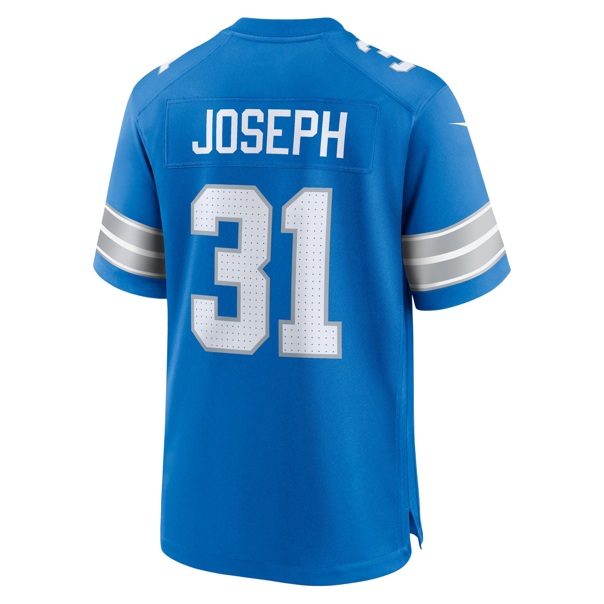 Detroit Lions Kerby Joseph Blue Team Game Jersey