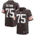 Cleveland Browns Joel Bitonio Brown Game Jersey