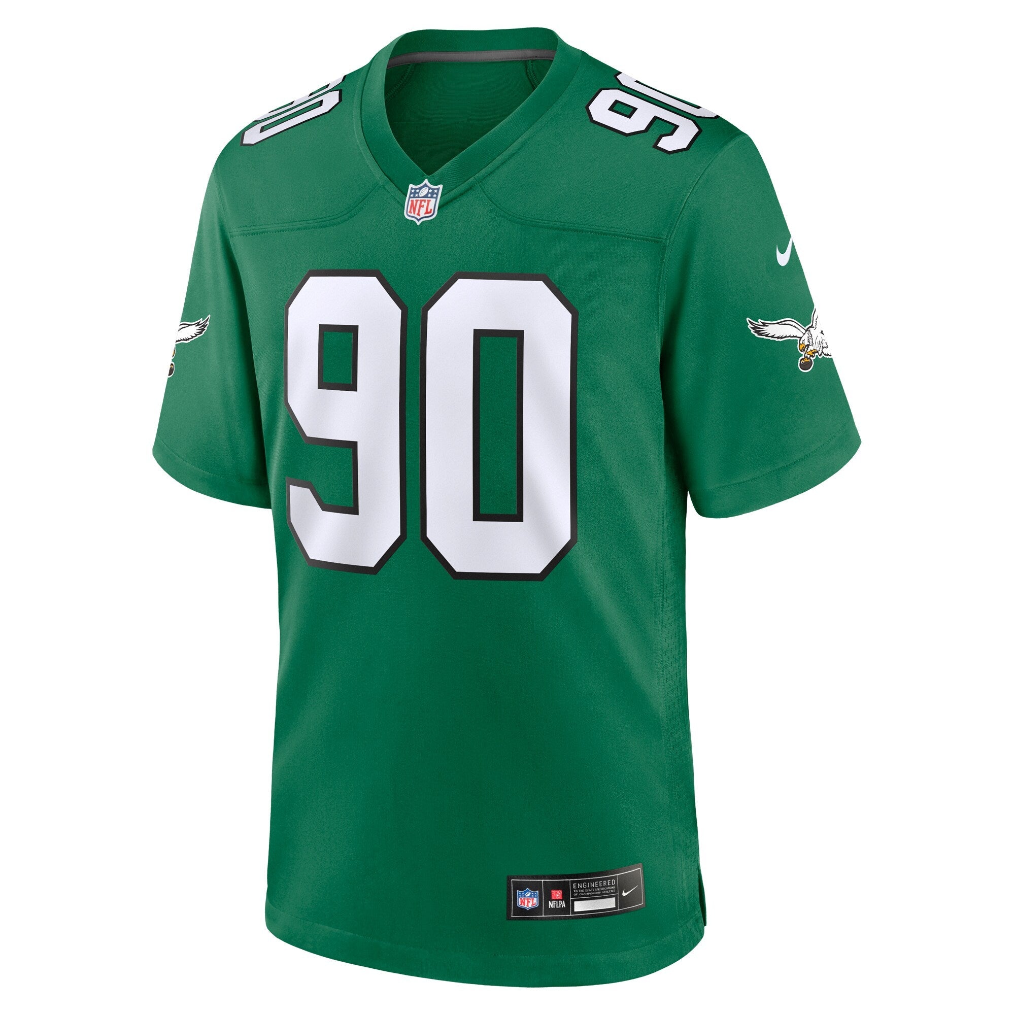 Philadelphia Eagles Mike Golic Kelly Green Retired Player Alternate Game Jersey