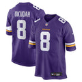 Minnesota Vikings Jeff Okudah Purple Team Game Jersey