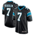 Carolina Panthers Steve Beuerlein Black Retired Player Jersey